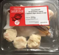 Assortiment Bouchées Vapeur