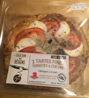 Tartes fines tomates et chèvre