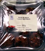 Acras de morue + sauce aigre douce