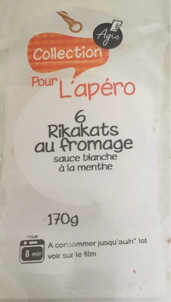 6 Rikakats au fromage