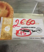 2 tourtes Saumon & Aneth