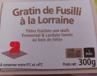 Gratin de fusilli à la Lorraine