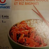 Poulet Sauce Aigre Douce et Riz Basmati