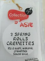 Spring rolls crevettes