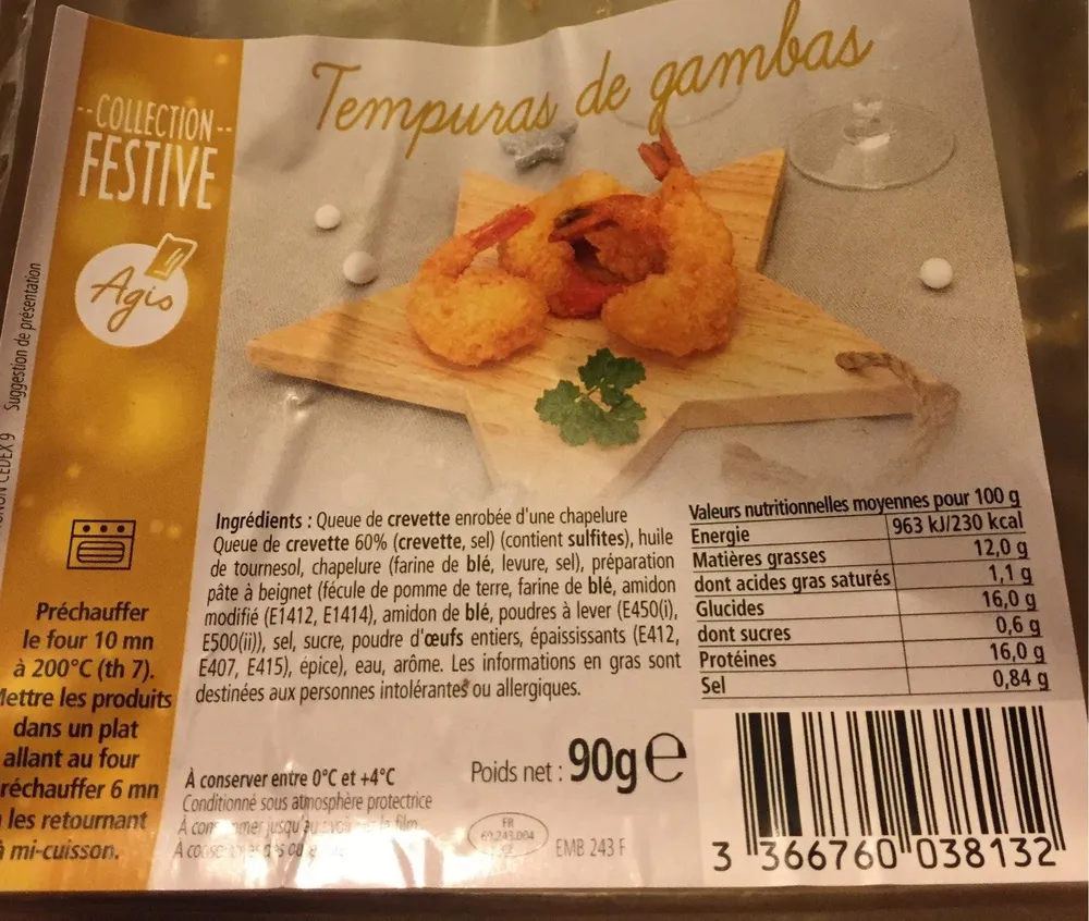 Tempuras de gambzd