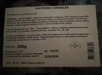 Yakitiris congelés