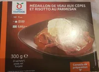 Médaillon de Veau aux Cèpes et Risotto au Parmesan