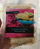 4 nems crevette
