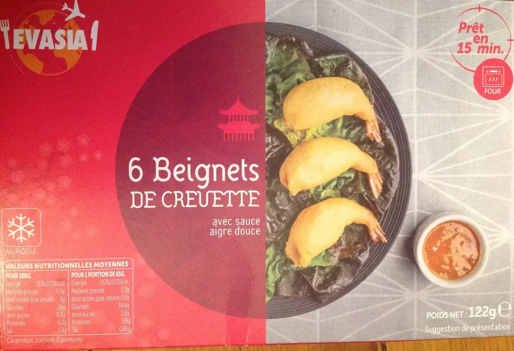 6 Beignets de Crevette