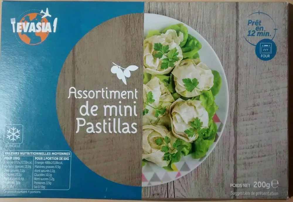 Assortiment de mini pastillas