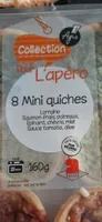 8 mini quiches collection l'apero