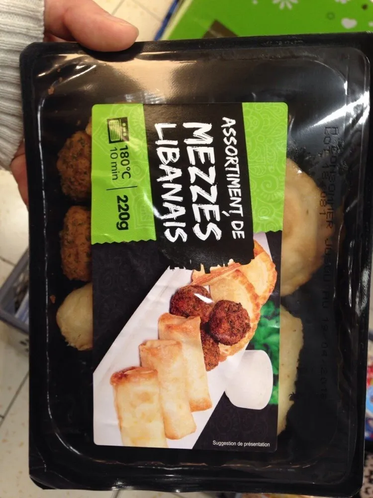 Assortiment de mezzés libanais