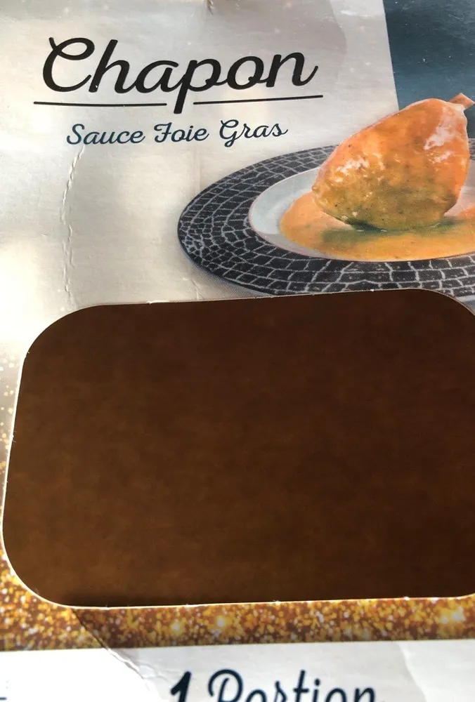 Chapon sauce foie gras