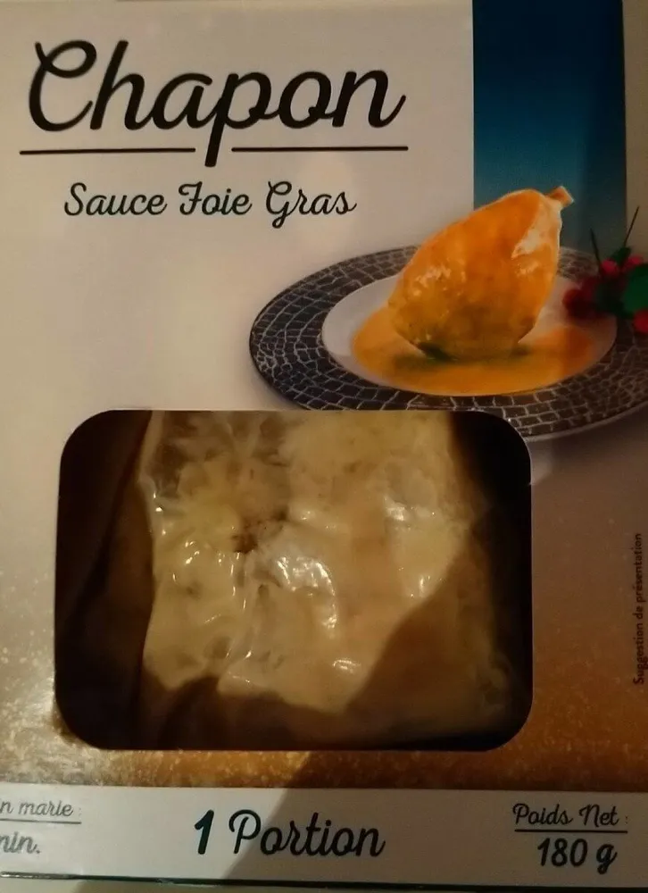 Chapon sauce foie gras
