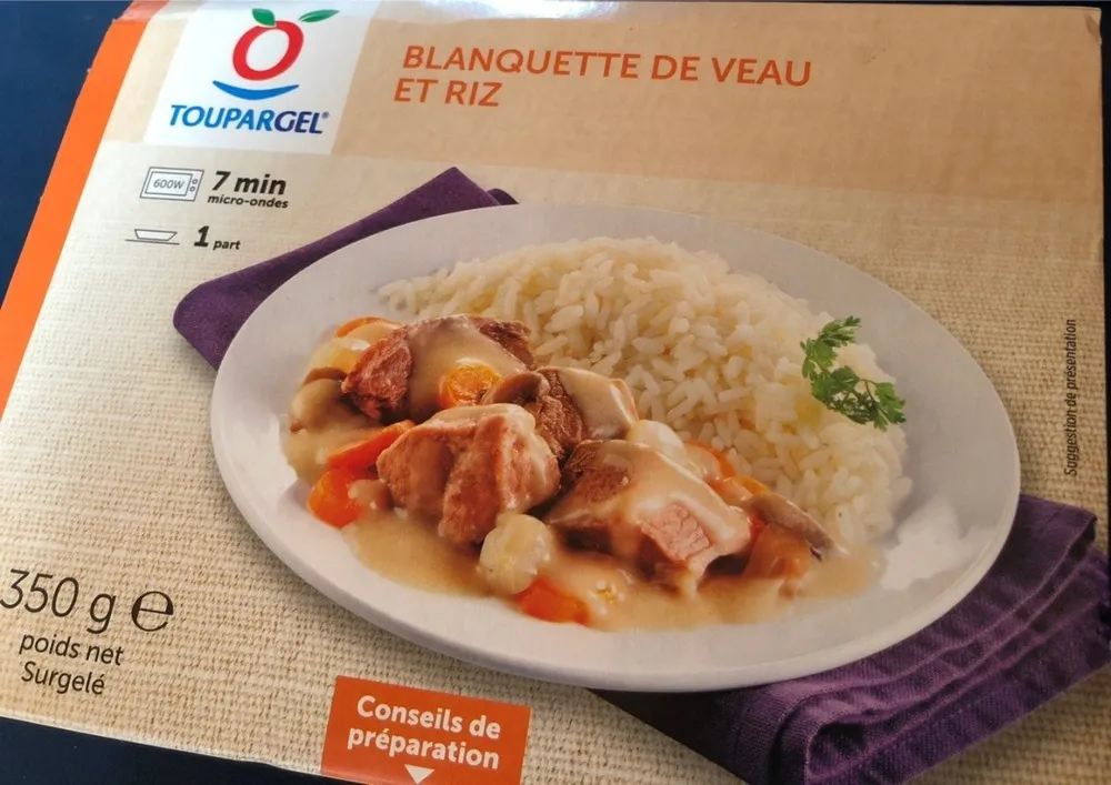 Blanquette de Veau et Riz