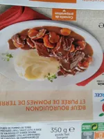 Bœuf bourguignon et purée de pommes de terre