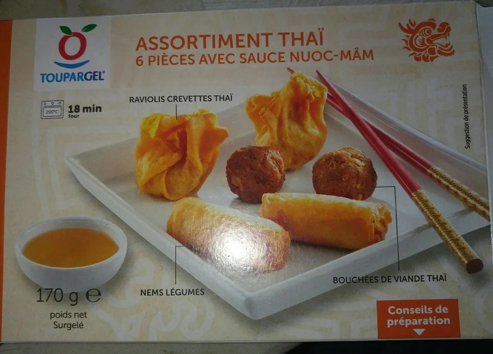 Assortiment thaï