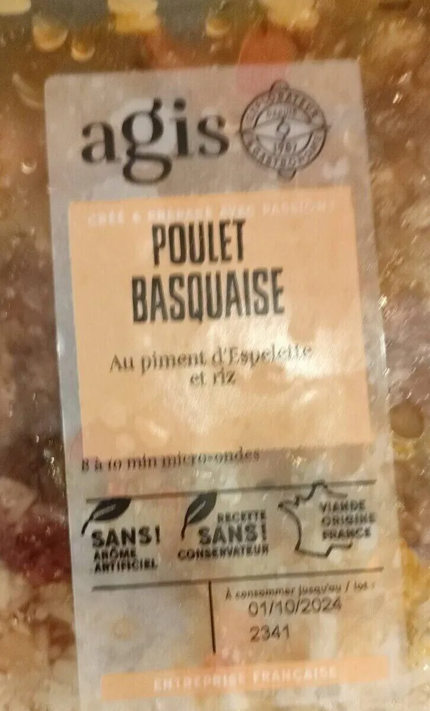 Poulet basquaise