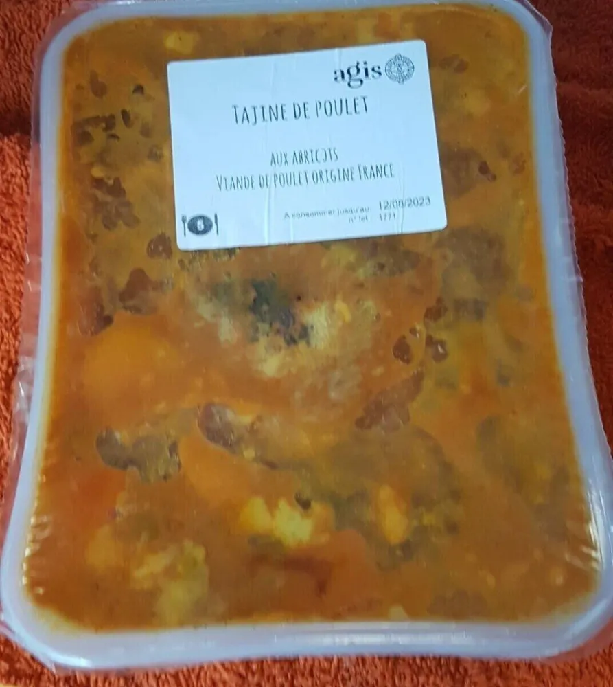 Tajine de poulet aux abricots