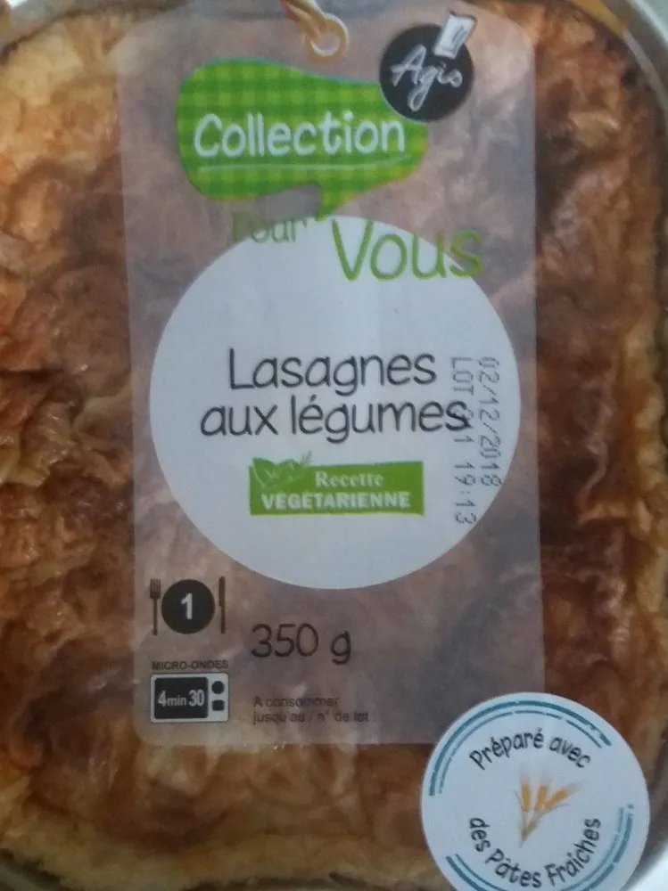 Lasagnes aux légumes