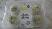 Verrines de gambas, courgettes