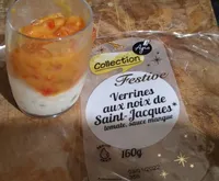 Verrine aux noix de saint jacques tomates sauce mangue