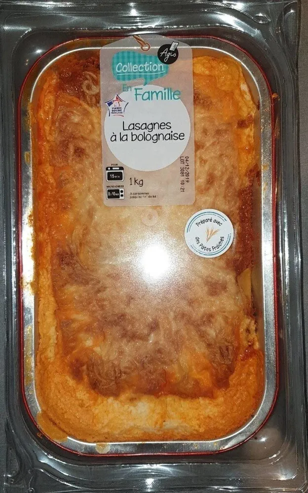 Lasagnes à la bolognaise