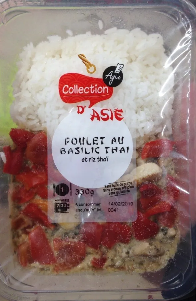 Poulet au basilic thaï
