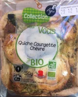 Collection agis quiche courgette chevre bio