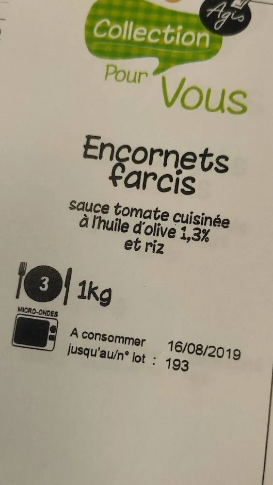 Encornet farci