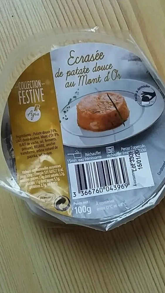 Écrasé de patates douces