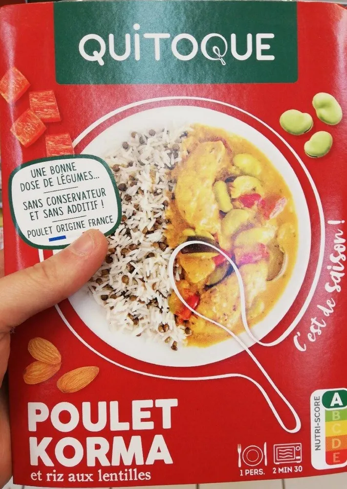 Poulet korma