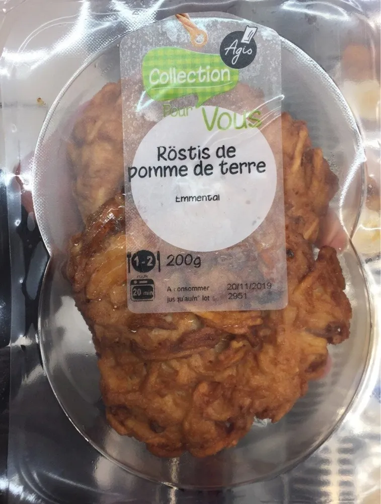 Röstis de pomme de terre