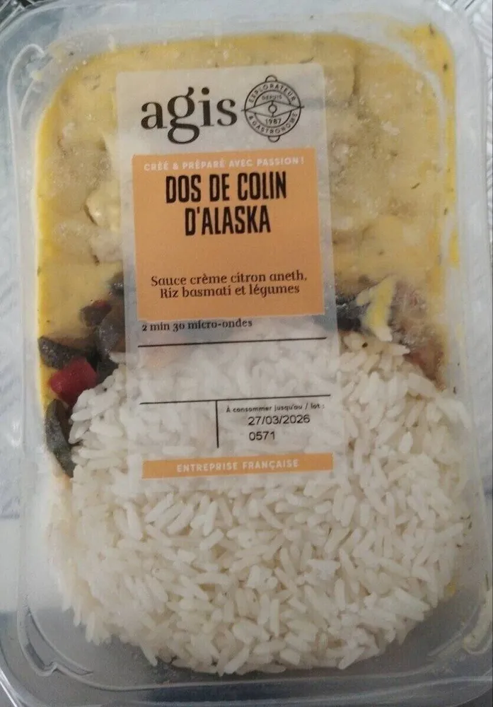 Dos de colin d'alaska
