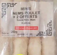 Minis nems poulet
