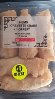 Nems crevette crabe