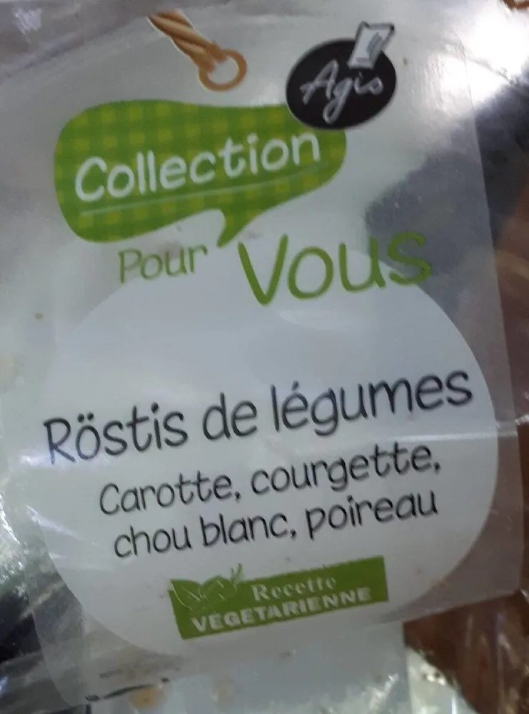 Rostis de légumes