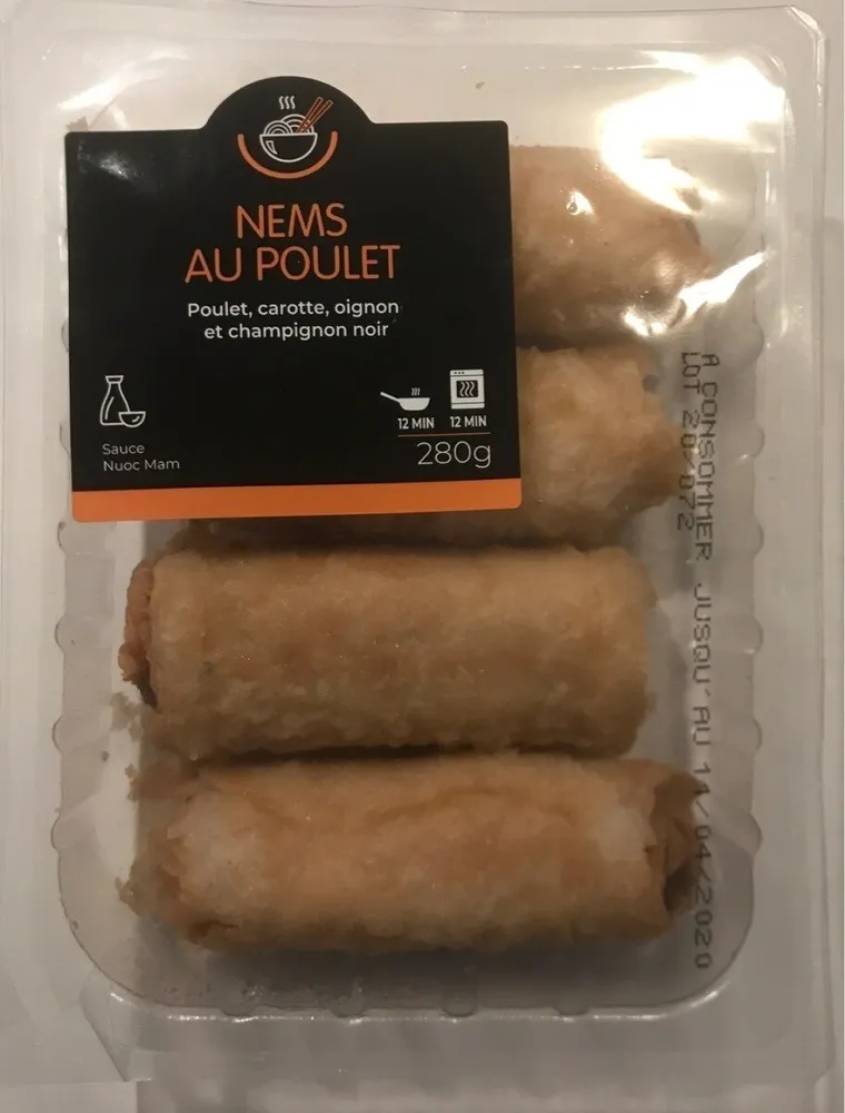 Nems au poulet