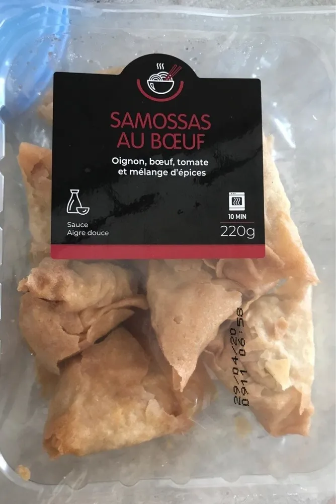Samossas au boeuf