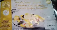 Noix de St Jacques Timbale aux crustacés sauce de coquillages