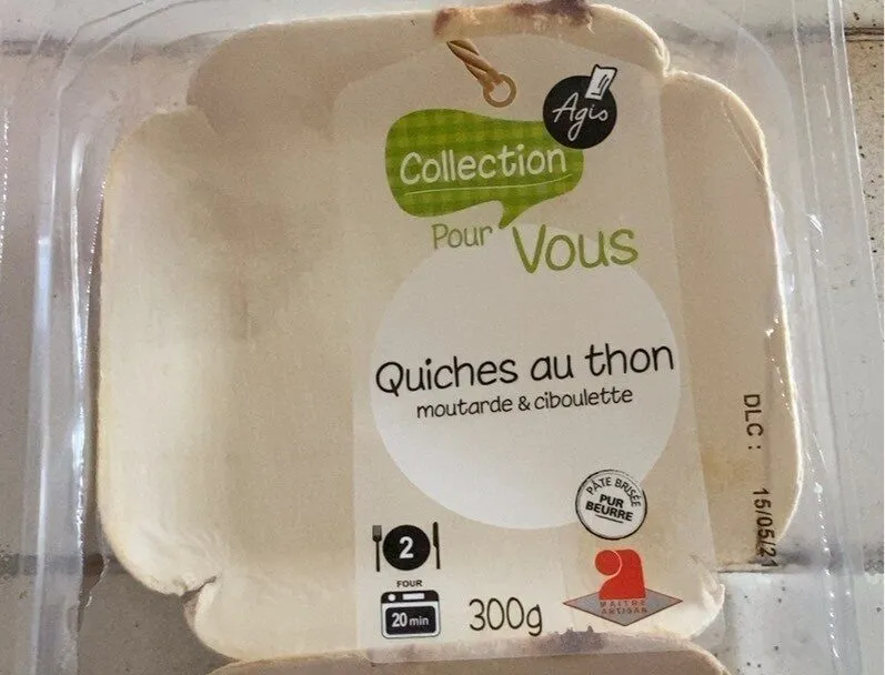 Quiche au thon moutarde et ciboulette