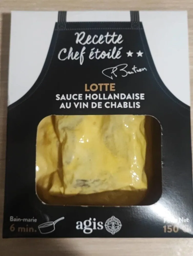 Lotte sauce hollandaise au vin de chablis