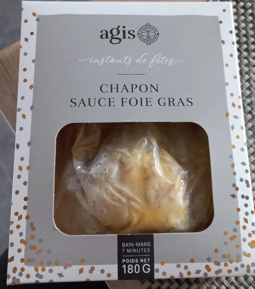 Chapon sauce foie gras