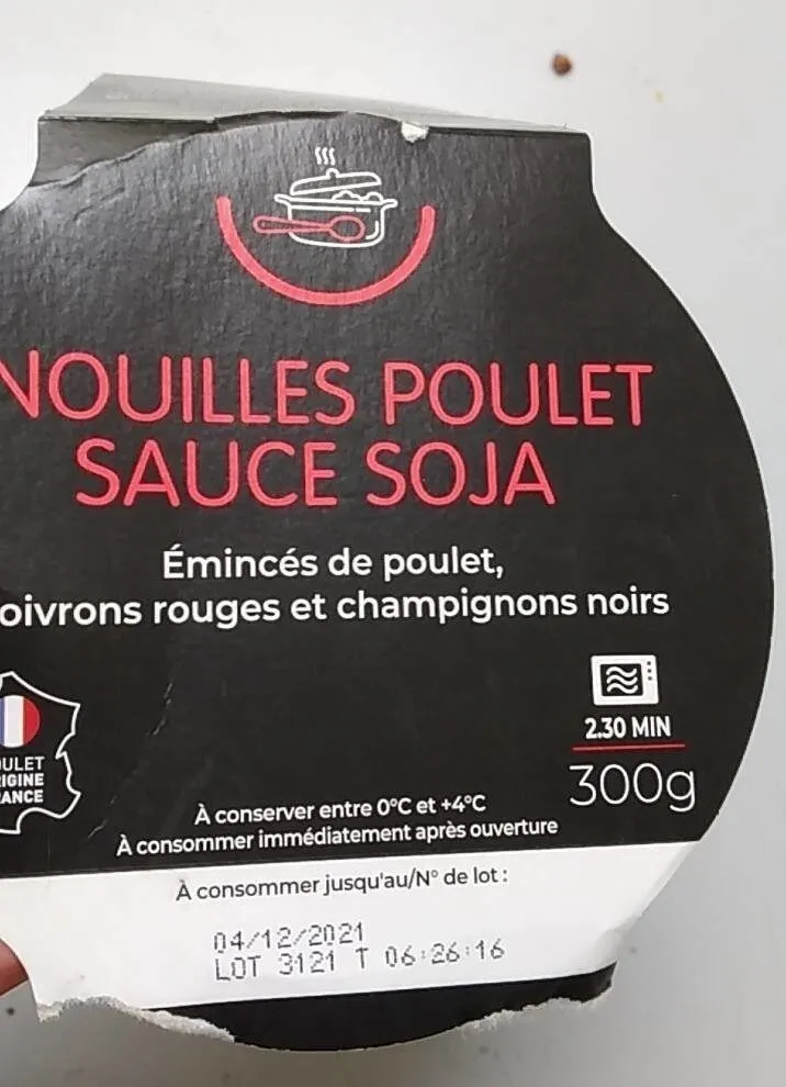 Nouilles poulet sauce soja
