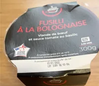 Fusilli  à la bolognaise