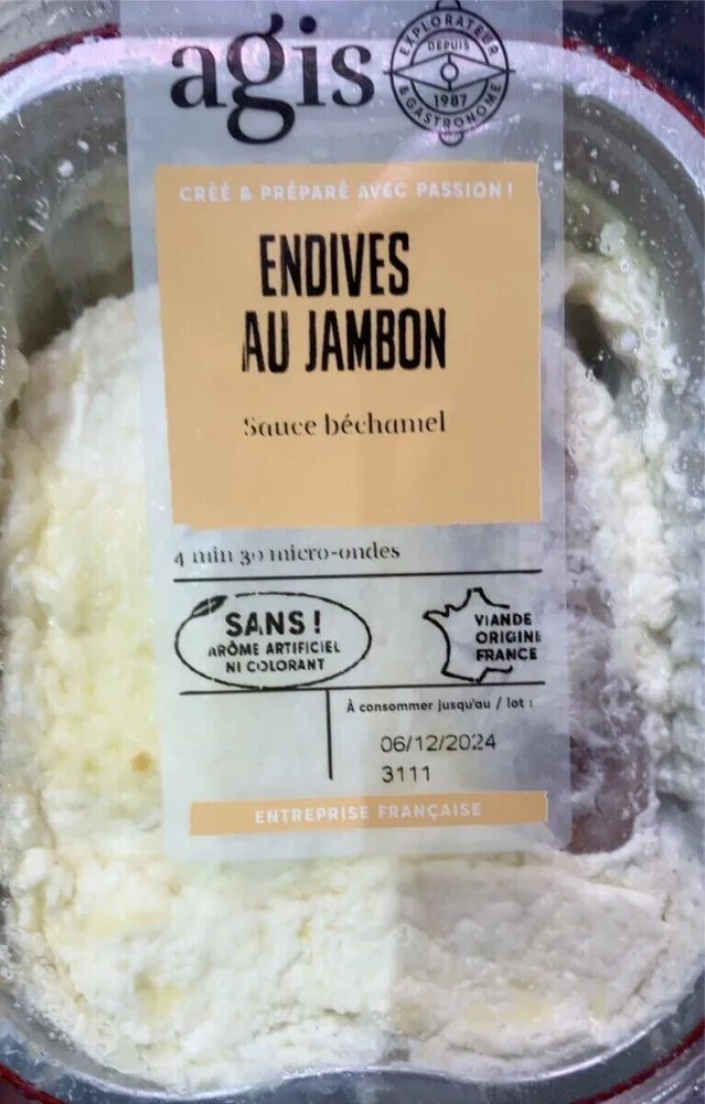 Endives au jambon