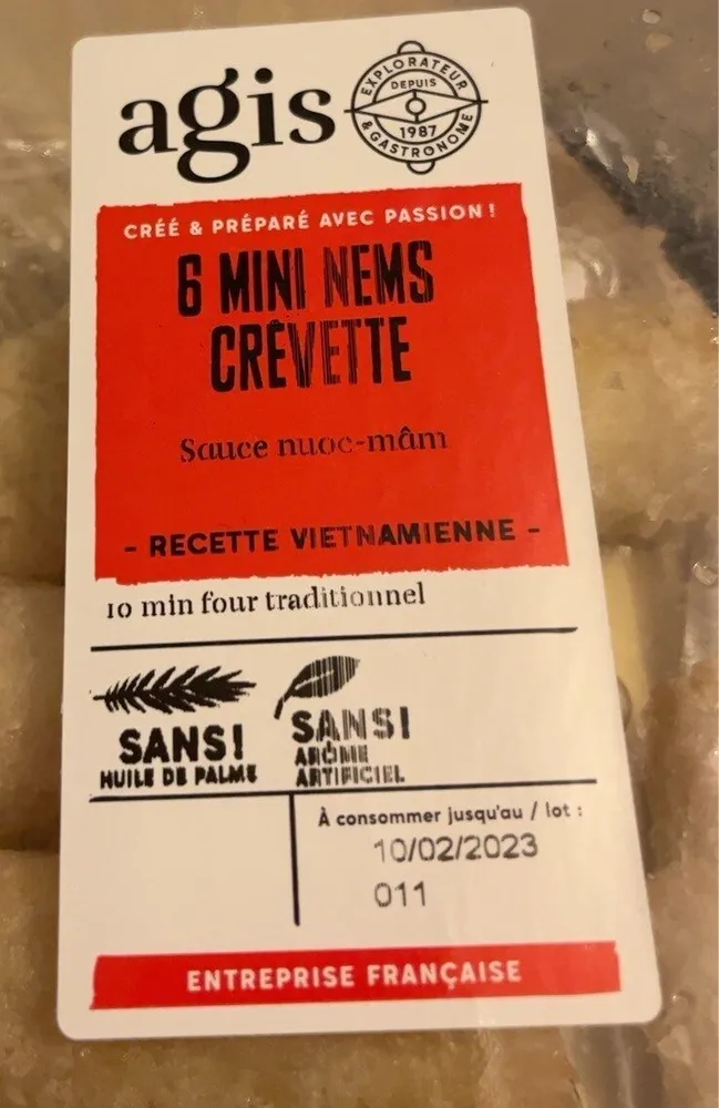 Nems aux crevette