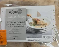 Cuisse de canard sauce aux morilles et a l’armagnac