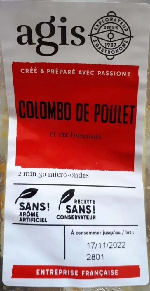 Colombo de poulet