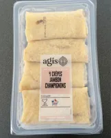 Crepes jambon champignons